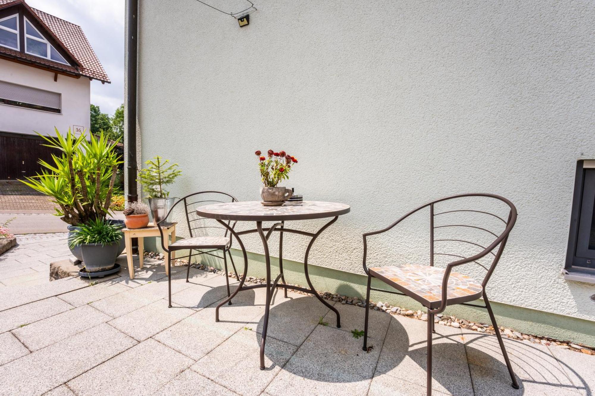 Laendliche 2-Zimmer Wohnung Bad Ditzenbach Exterior photo